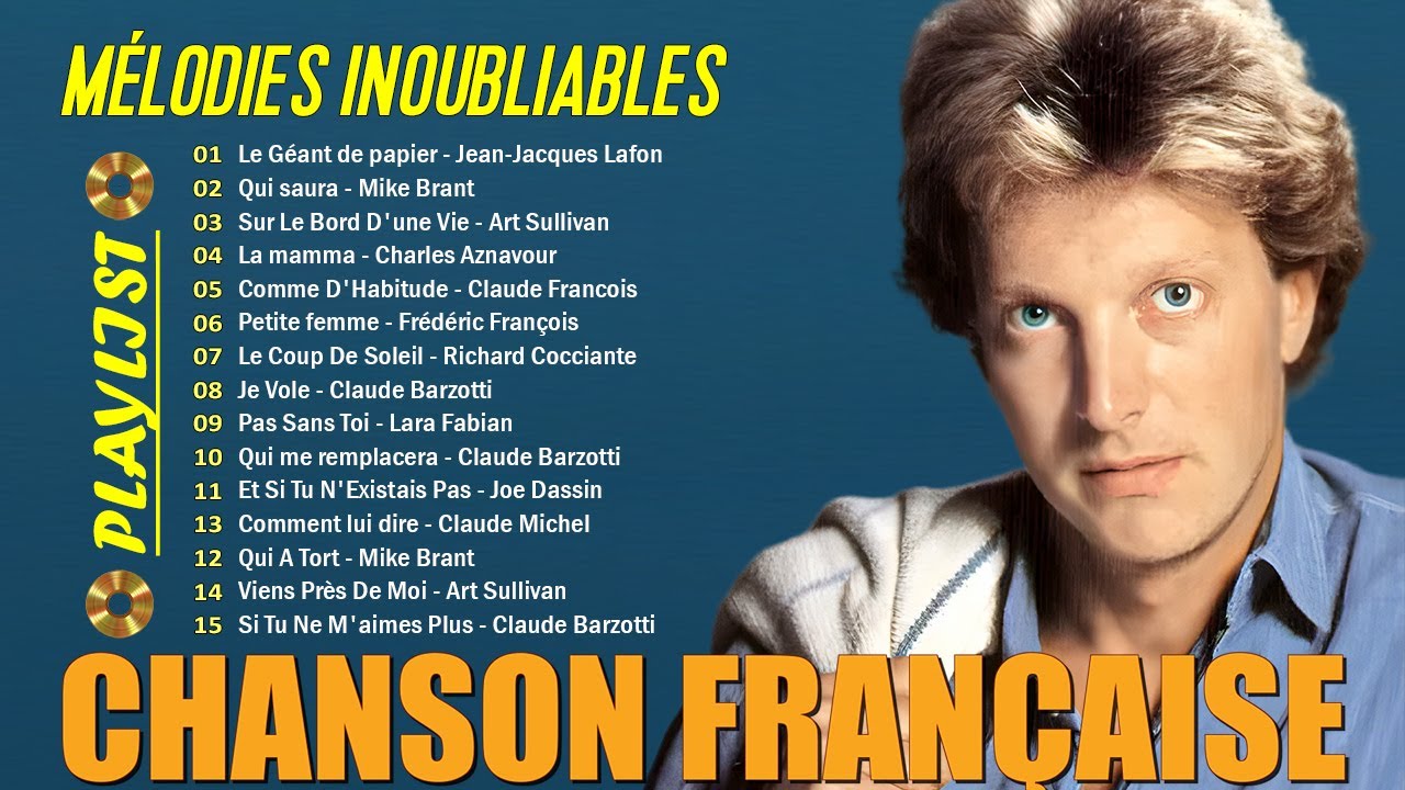 Le Géant de papier - Chanson Françaises Vintage📀Jean-Jacques Lafon, Mike Brant, Art Sullivan...