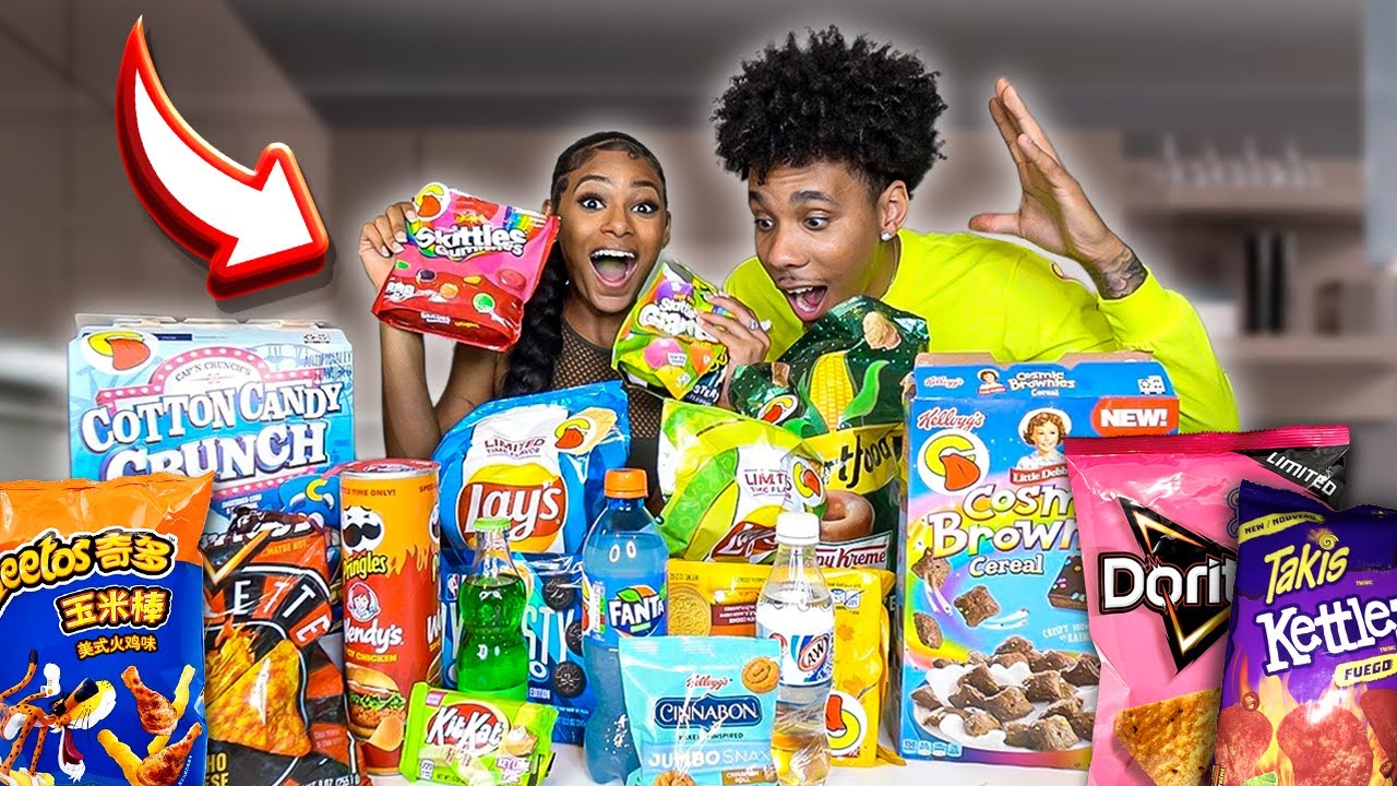 Trying Exotic Snacks for the FIRST TIME! **mouth watering**