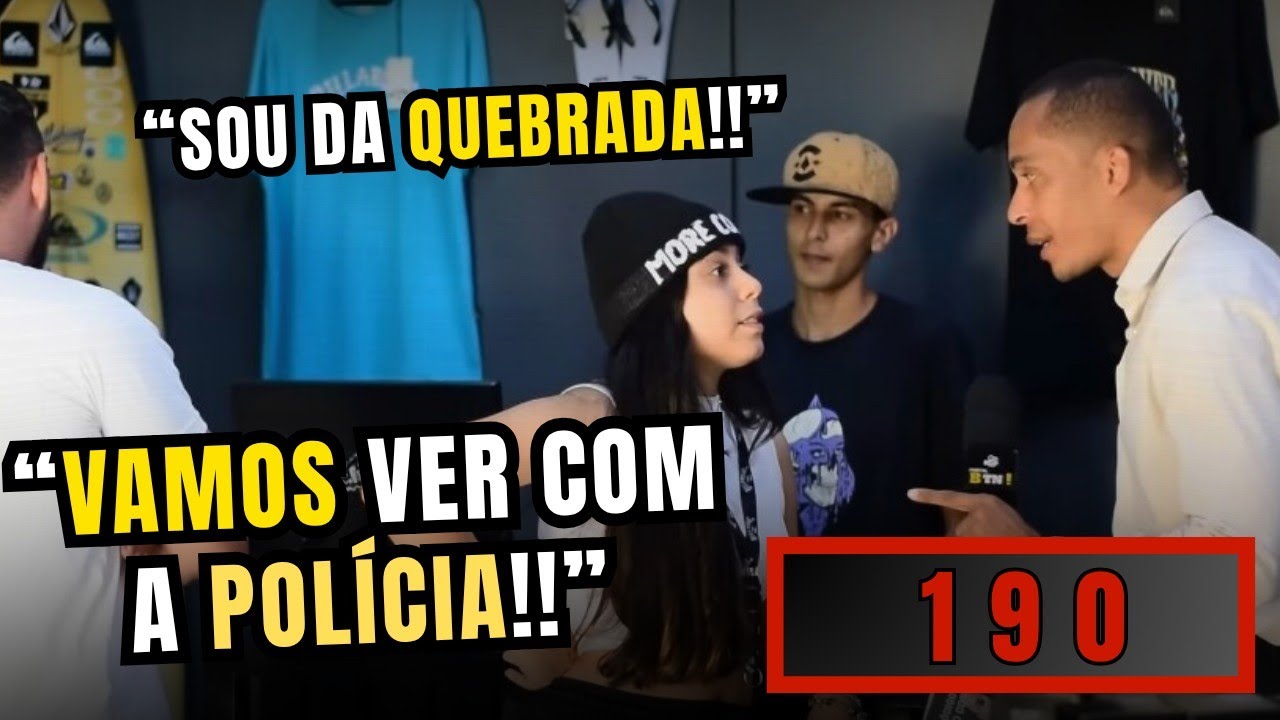 CLIMA ESQUENTA APÓS AME4ÇA DURANTE REPORTAGEM