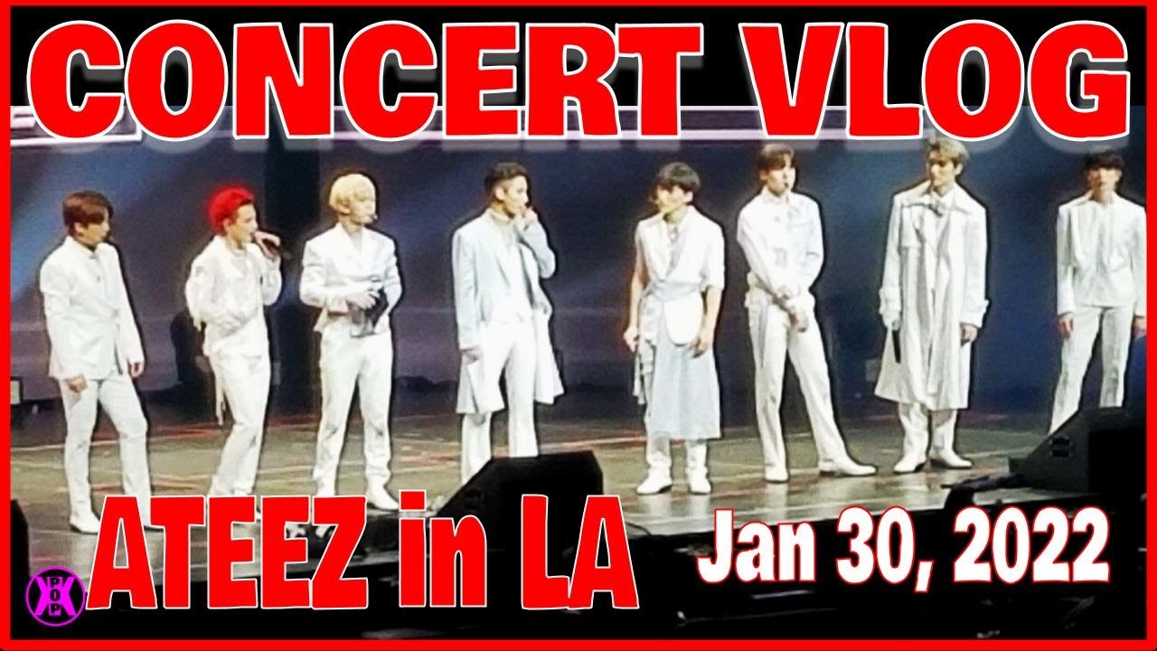 ATEEZ in LA Day 1 January 30, 2022 | The Fellowship: Beginning of the End Tour