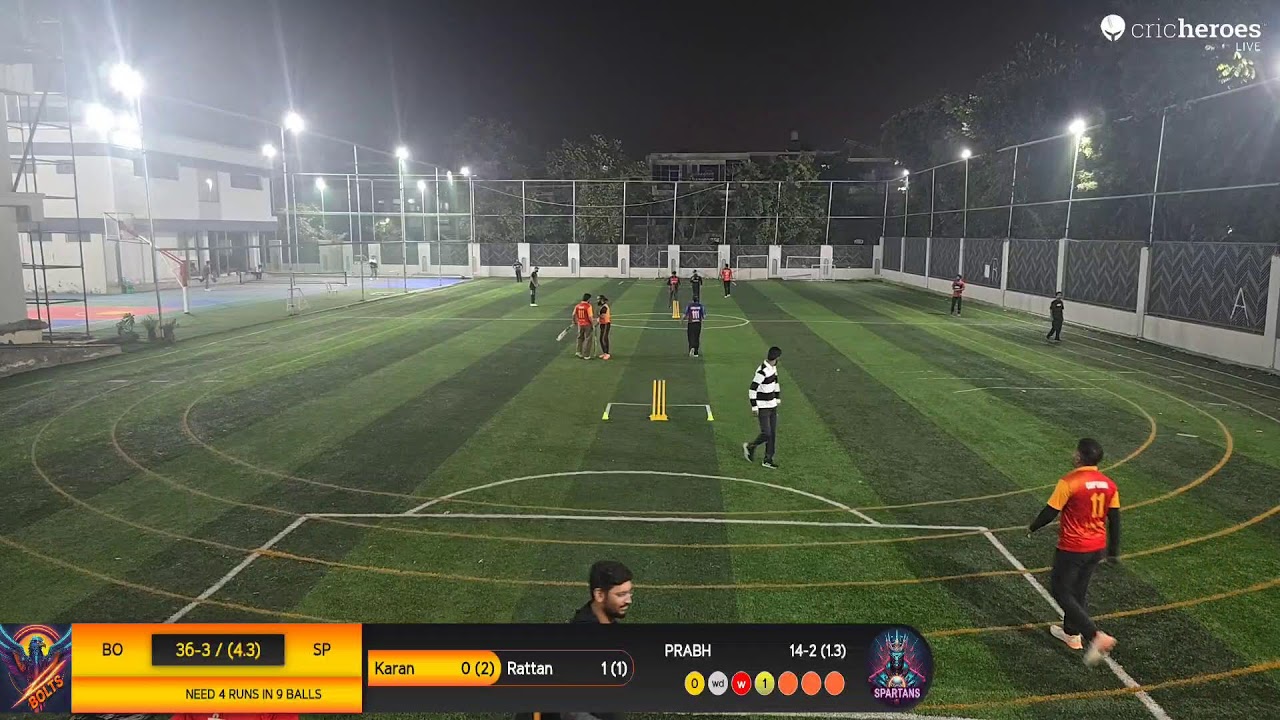 Spartans vs BOLTS live cricket match | Renegade Cup S2 live - Ground Zero Sector 65 Chandigarh