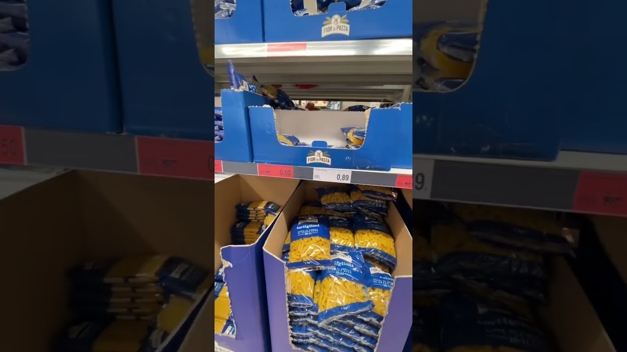 Цены на продукты. Дискаунтер во Флоренции.