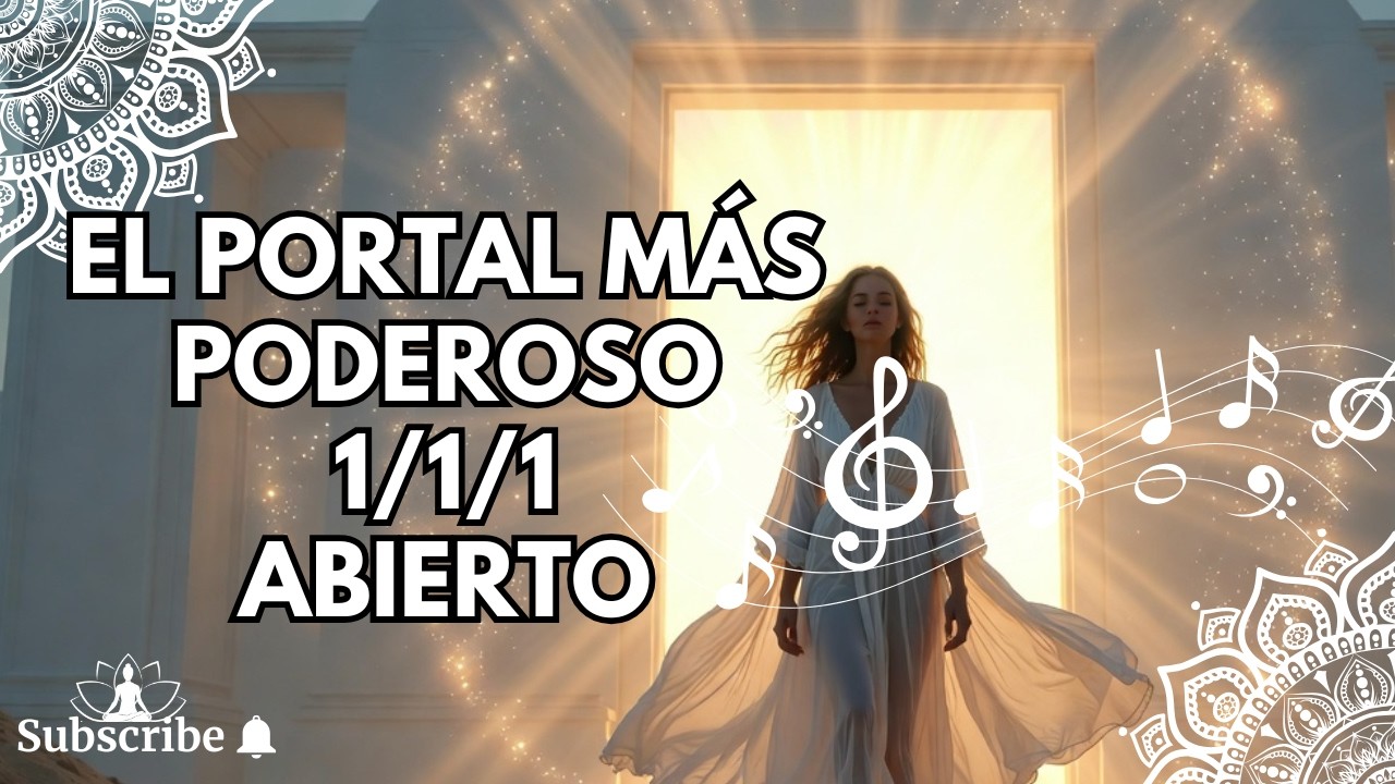 PORTAL 1/1/1 ✨ Mantras Poderosos para Abrir Caminos, Manifestar y Comenzar el Año en Alta Vibración