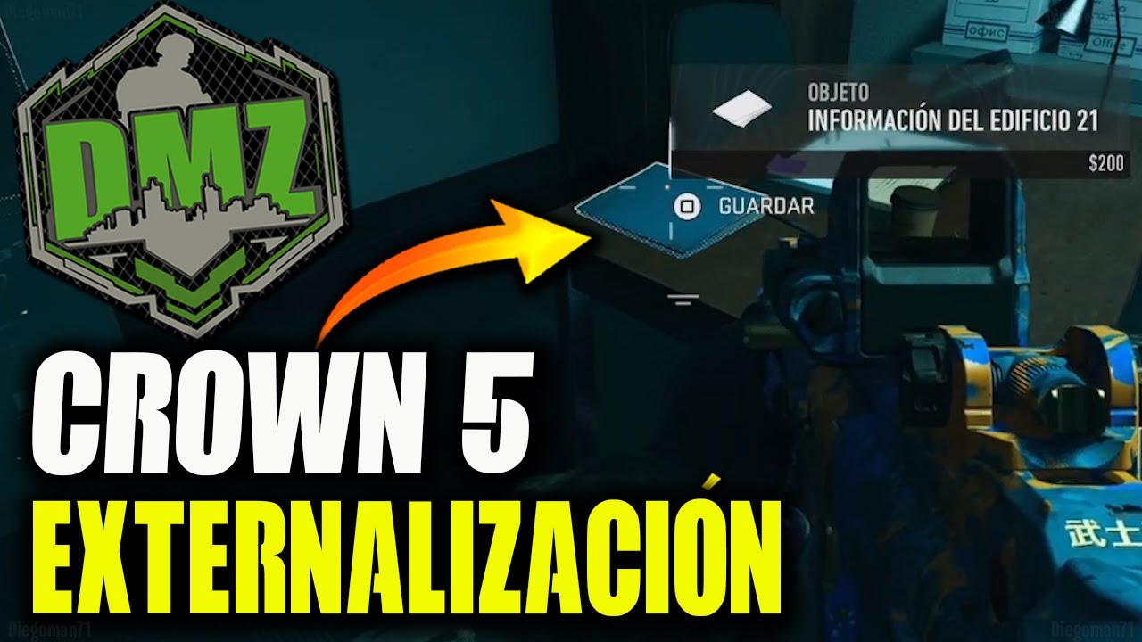EXTERNALIZACION❗ MISON CROWN NIVEL 5【DMZ】| TEMPORADA 4 | WARZONE