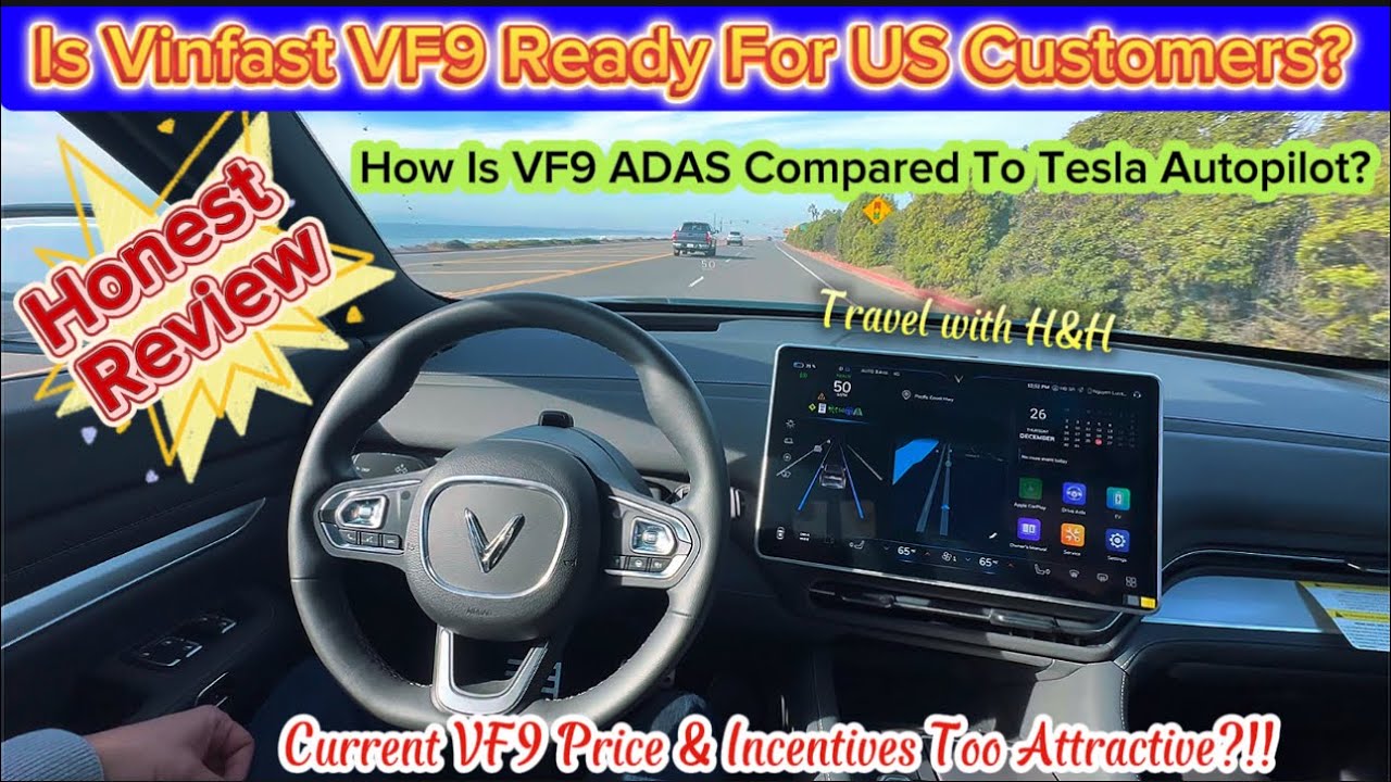 25. VINFAST VF9 Chạy Có SỐC và Tự Lái ADAS Có MƯỢT Như TESLA?!!
