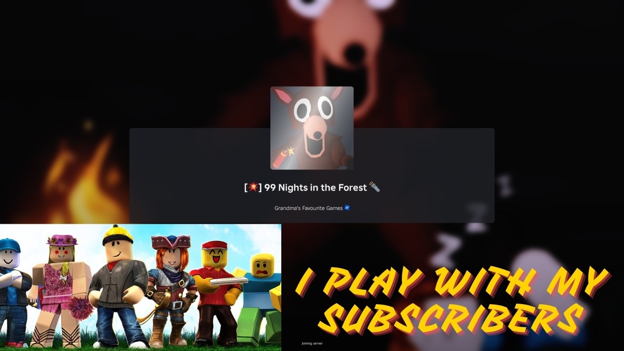 I PLAY 99 NIGHTS IN THE FOREST WITH MY SUBSCRIBERS