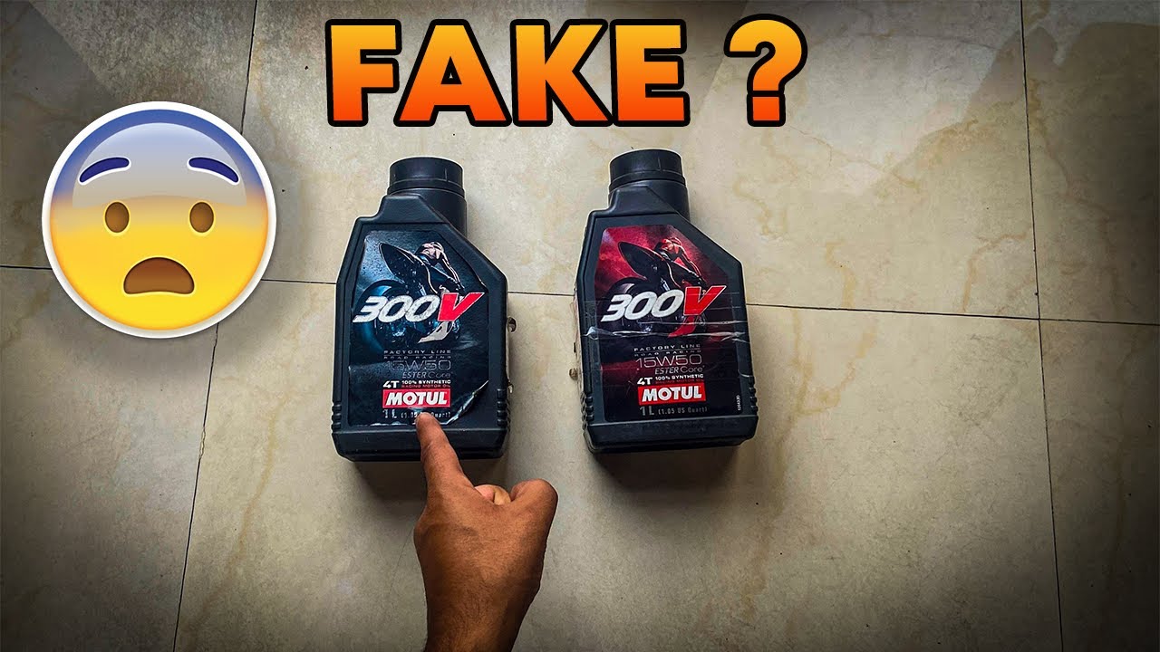 Motul Engine oil Fake vs Orignal | Motul 300v | HOW TO CHECK ?