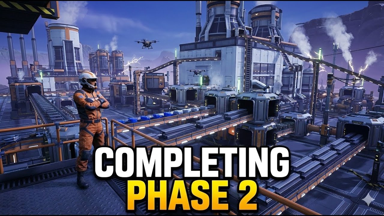 I Completed Satisfactory Phase 2 With a MASSIVE Factory Build