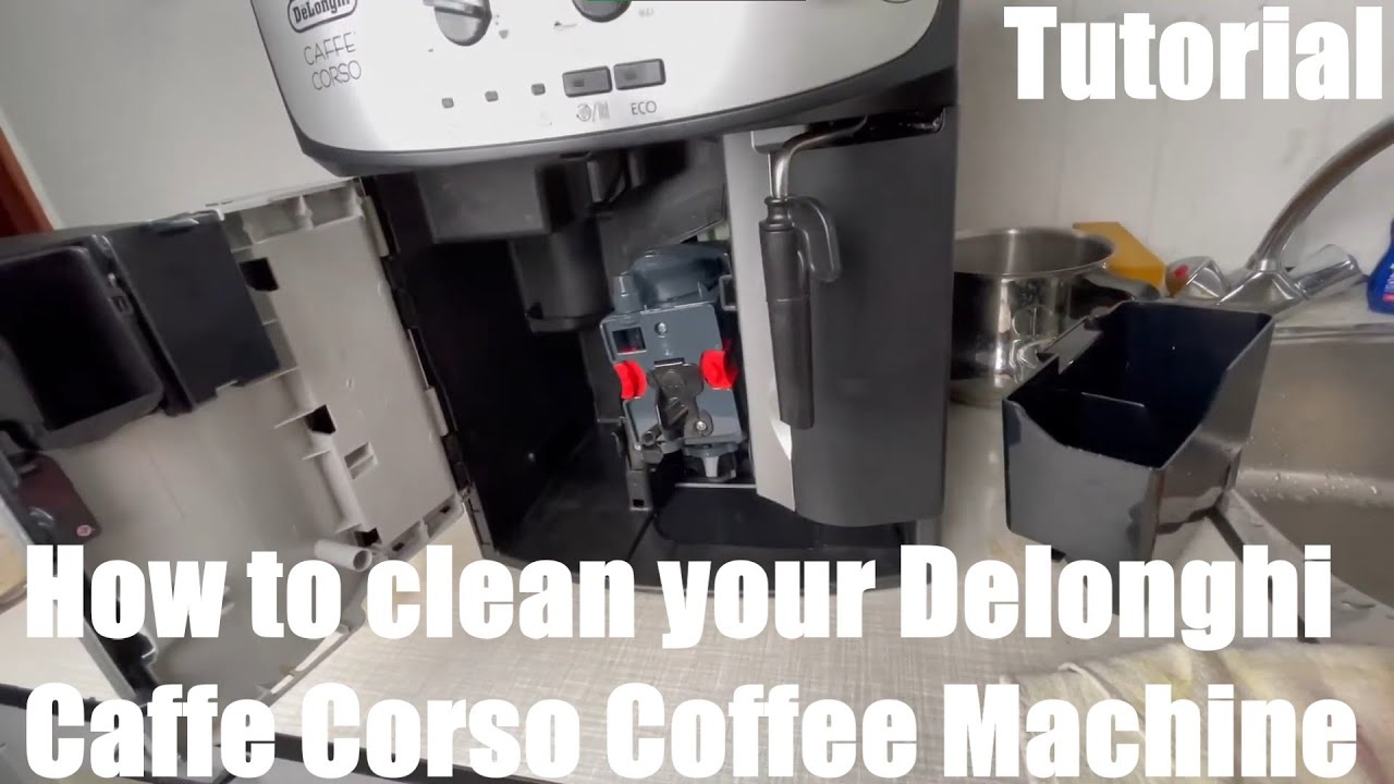 How to clean your entire Delonghi Caffe Corso super-automatic coffee machine ESAM 2800.SB DIY