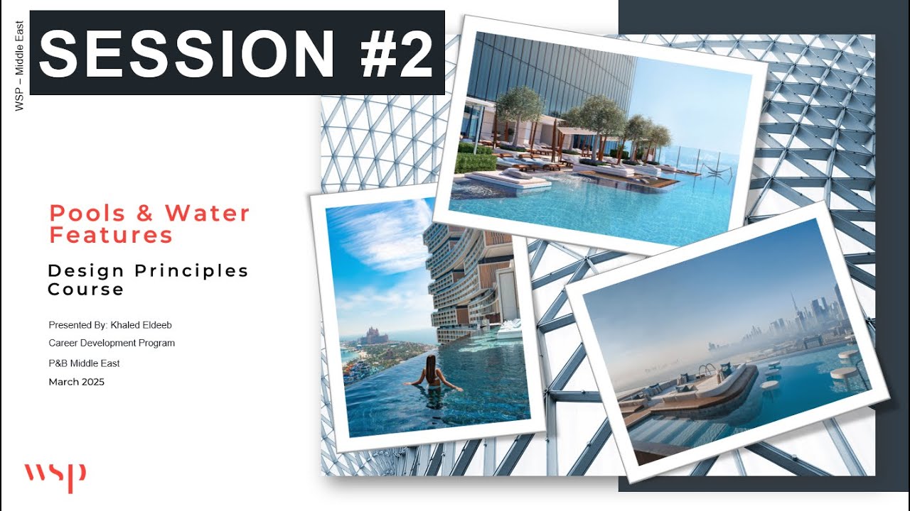 Design Course Part 02: Swimming Pool  & Water Features Circulation System