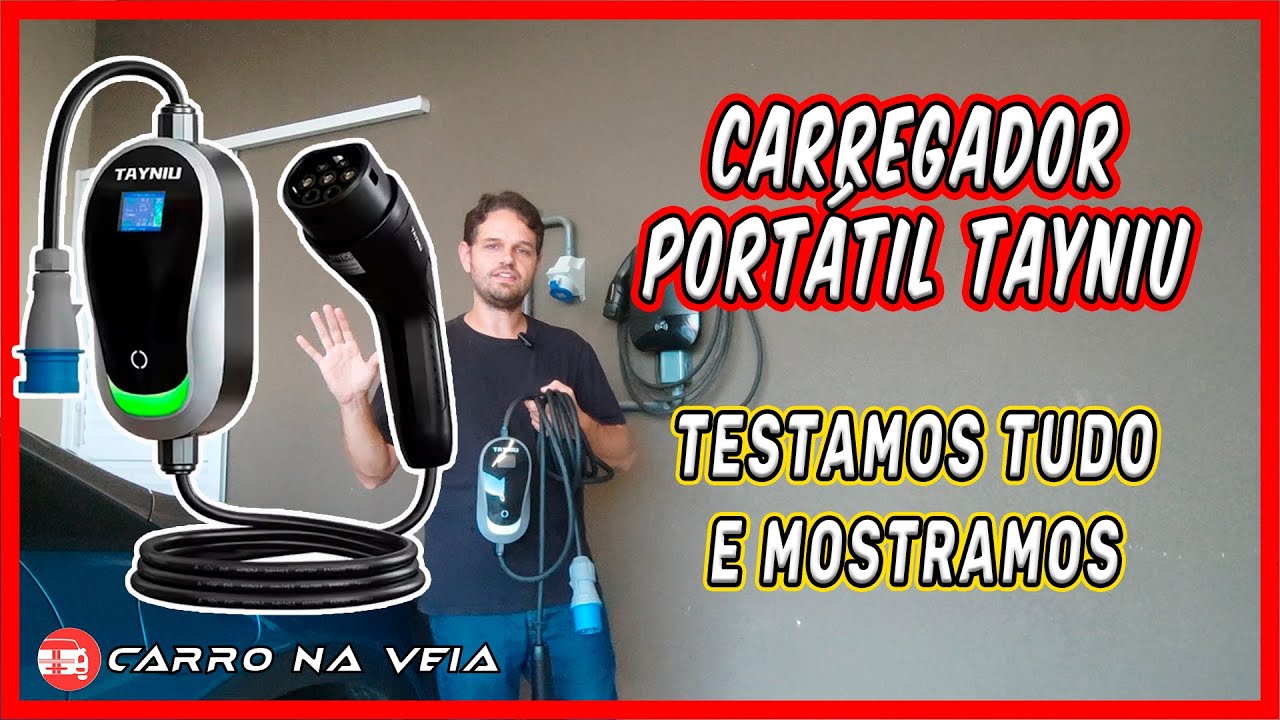 TAYNIU 7kW! O carregador PREMIUM que chegou no Brasil! Como é o equipamento? Mostramos tudo!