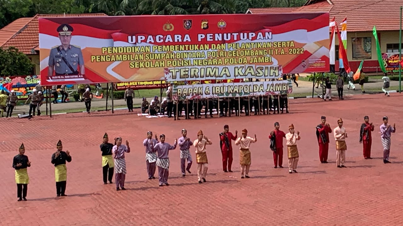 Peragaan bintara remaja spn polda jambi ak.22 th.2022