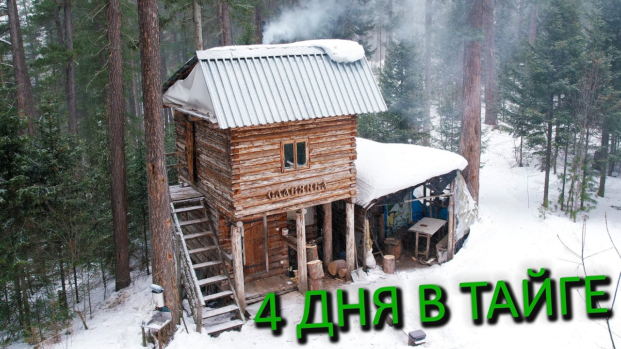 4 ДНЯ В ТАЙГЕ \ ИЗБА 2 ЭТАЖА \ КЕДРОВАЯ ТАЙГА