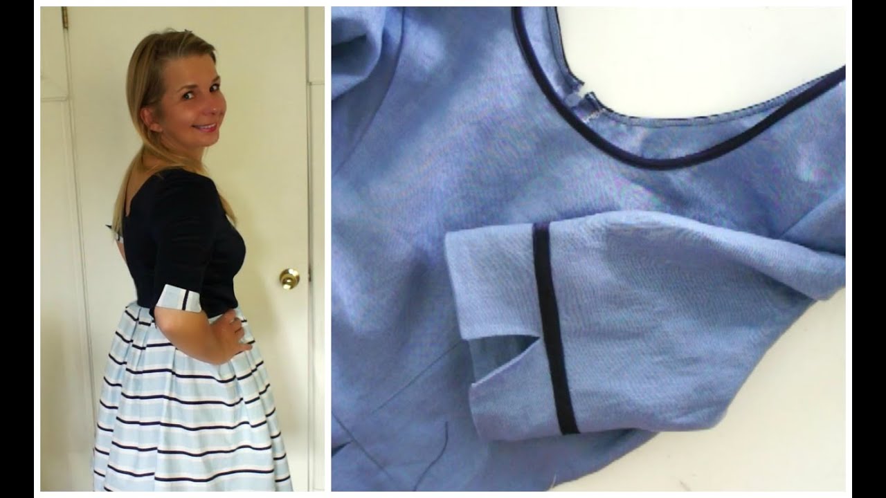 How to sew a Sleeve Cuff - Sewing Tutorial DIY