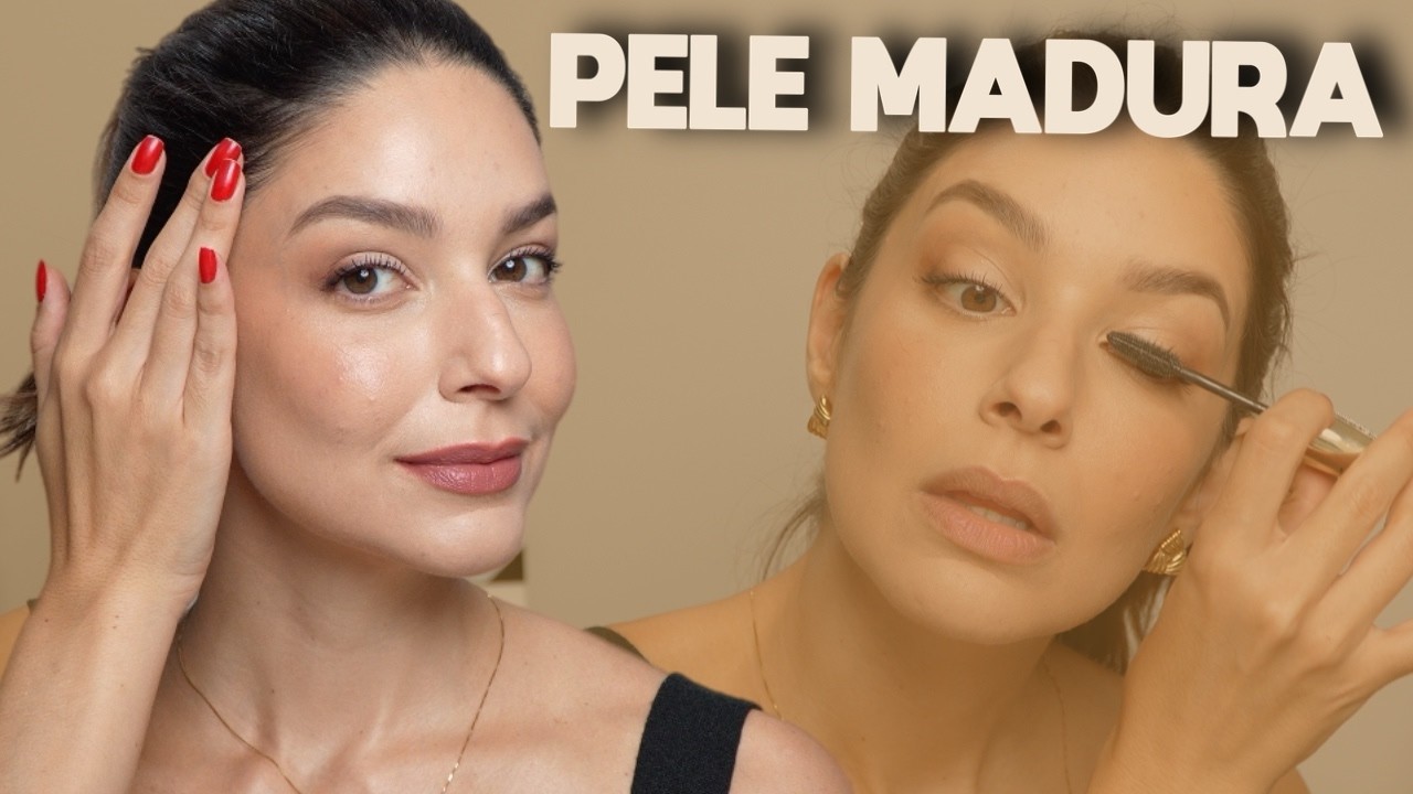 MAQUIAGEM PARA PELE MADURA: PASSO A PASSO QUE NÃO MARCA LINHAS
