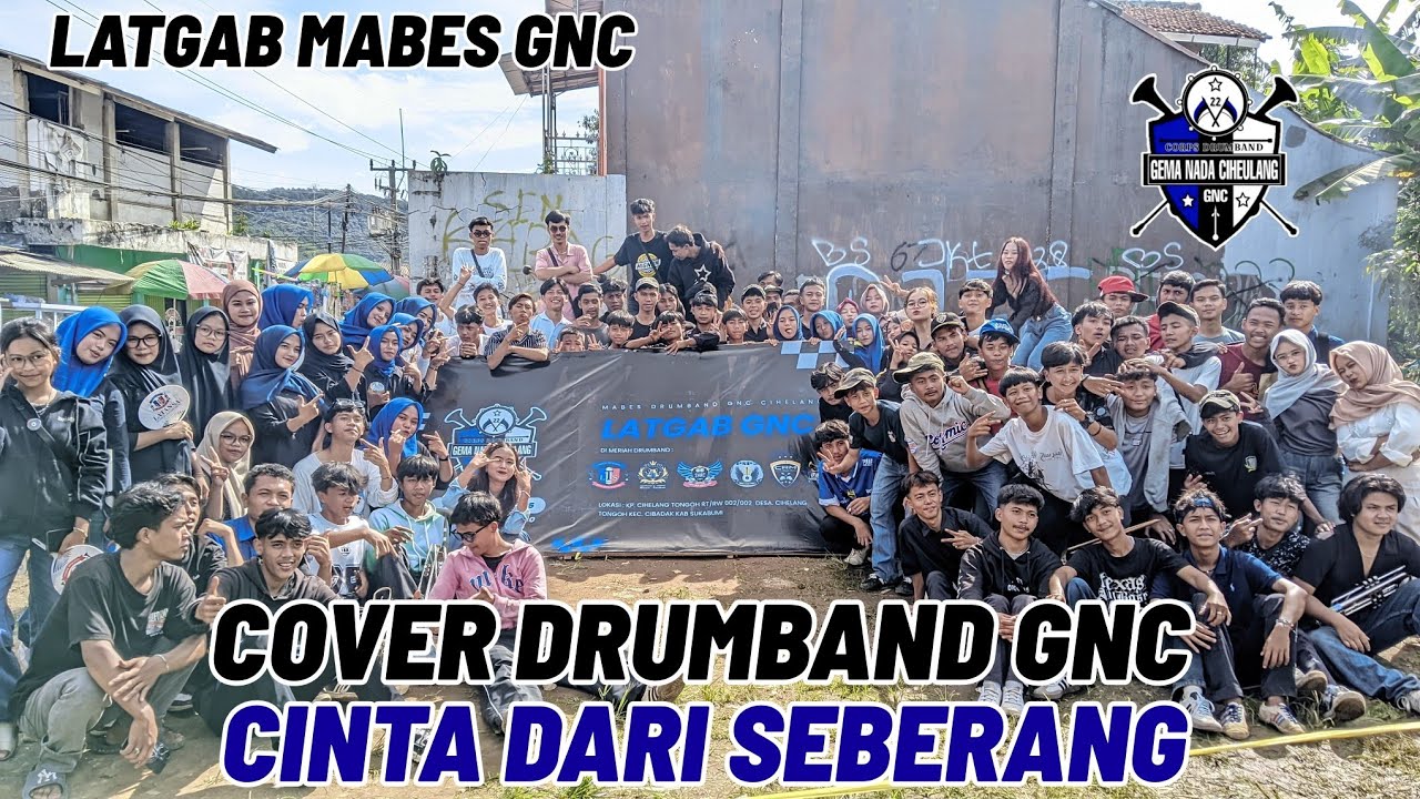 CINTA DARI SEBERANG | COVER DRUMBAND GNC