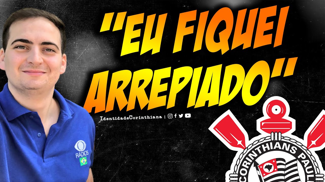 TREMEU AT&Eacute; A CABINE DE TRANSMISS&Atilde;O! Jornalista Jo&atilde;o Paulo Cappellanes exalta torcida Corinthiana!
