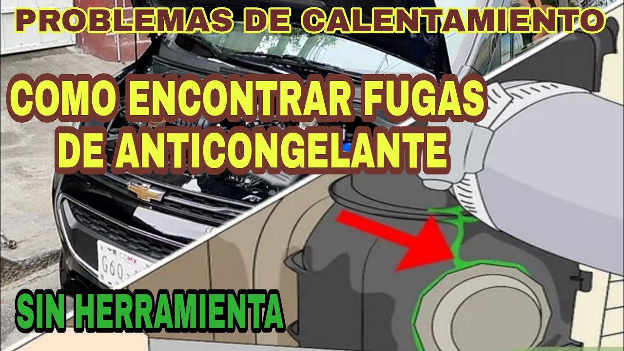 METODO PARA ENCONTRAR  FUGAS DE ANTICONGELANTE FACIL Y EFECTIVO SIN HERRAMIENTA