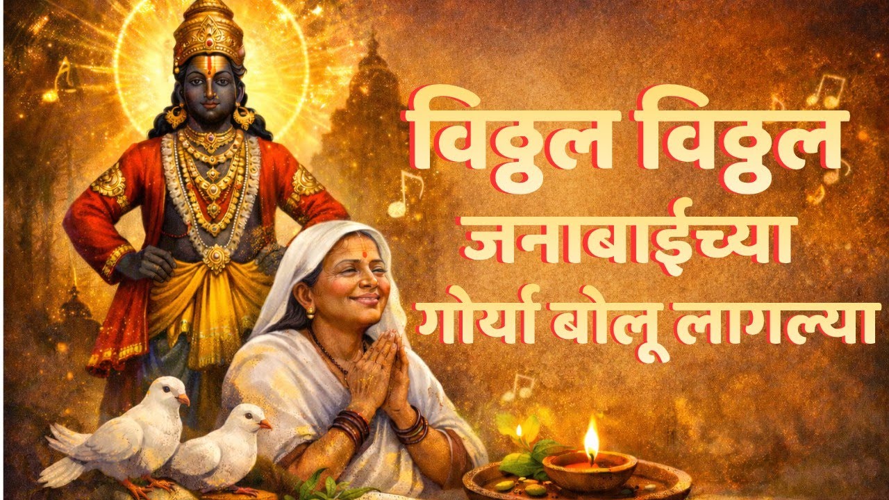 विठ्ठल विठ्ठल | जनाबाईच्या गौर्या बोलू लागल्या | Vitthal Vitthal | Marathi Bhajan