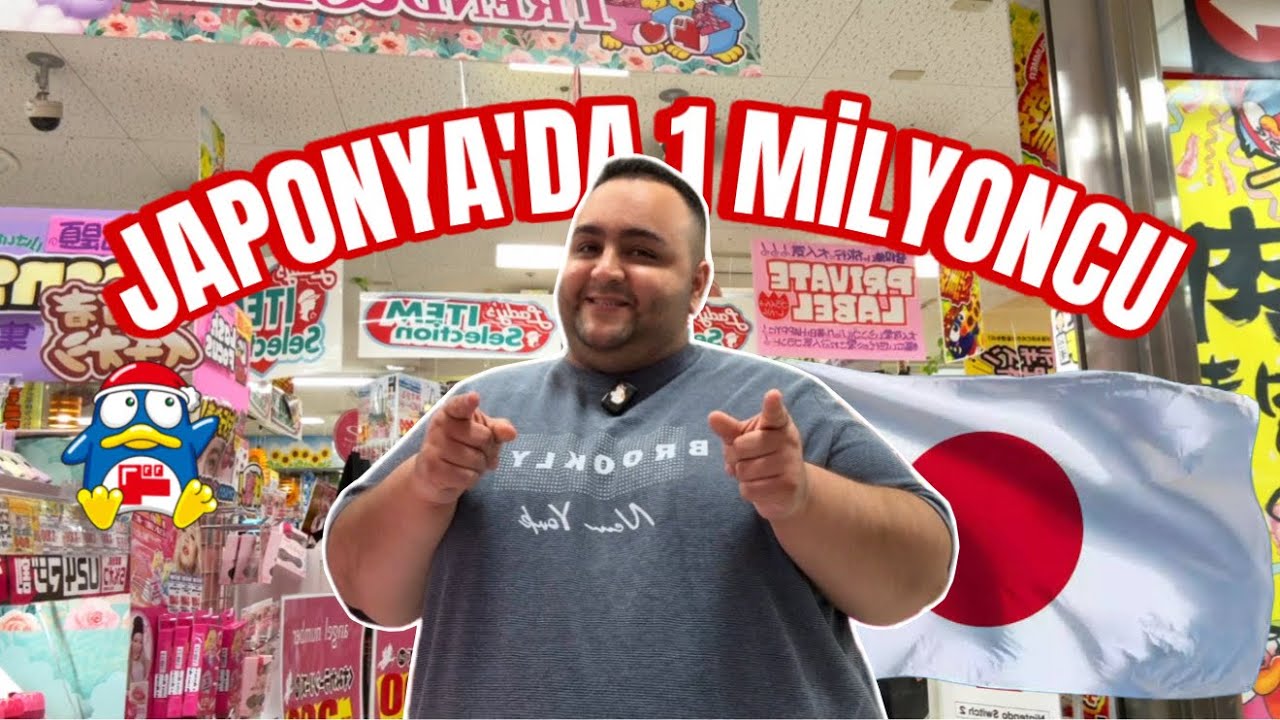 JAPONYA'DA AŞIRI UCUZ 1 MİLYONCU GEZİYORUZ! NELER ALDIM? 