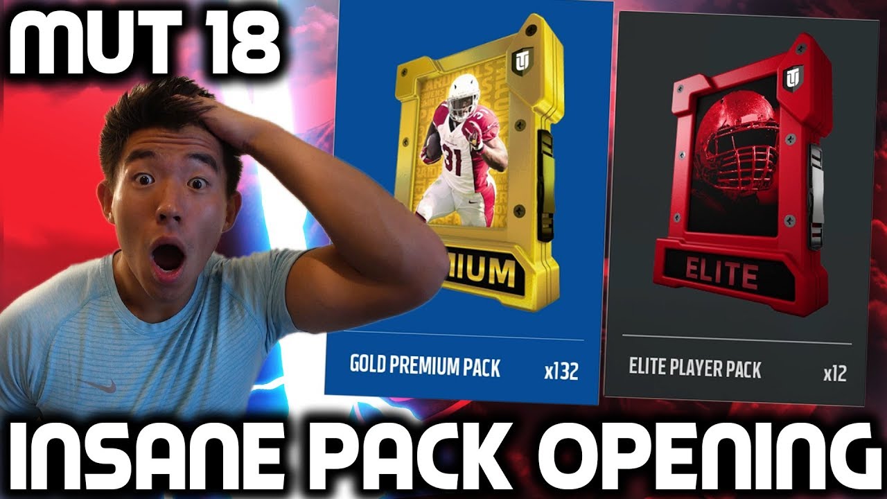 INSANE PACK OPENING! OVER 100 PACKS AND 20 ELITES! MADDEN 18 ULTIMATE TEAM