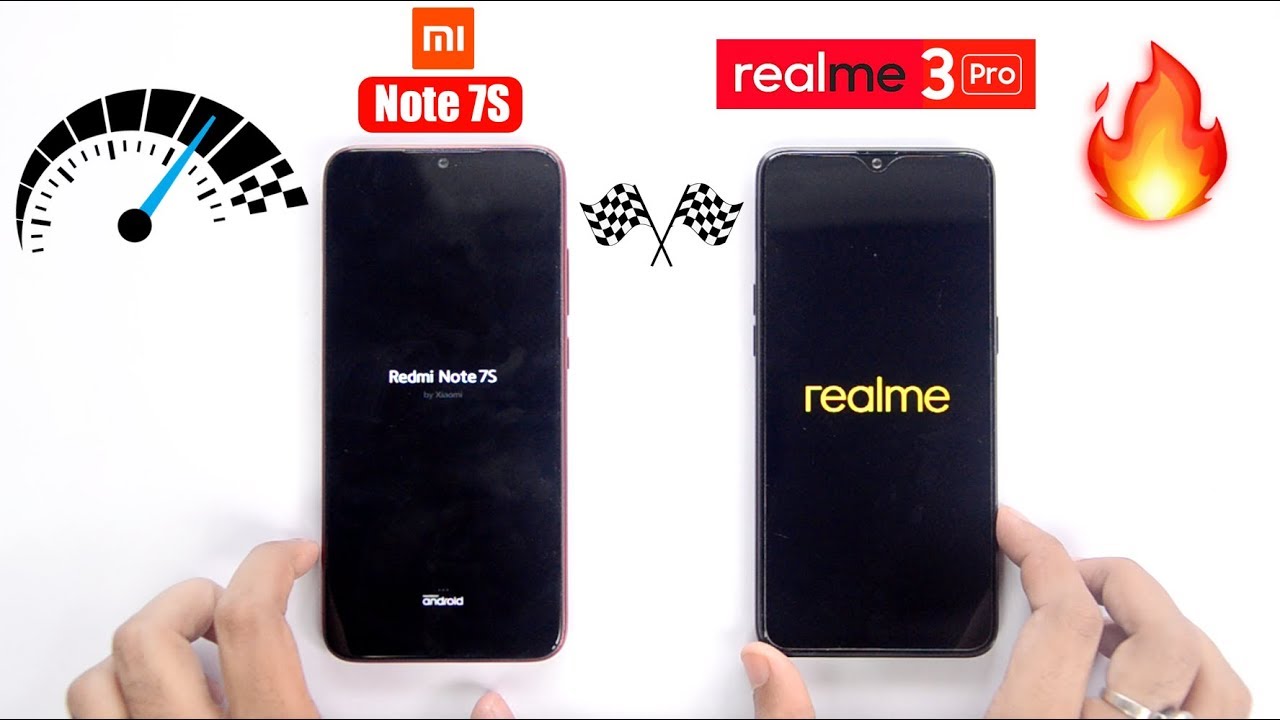 Realme 3 Pro vs Redmi Note 7S Speedtest Comparison & RAM Management Test 🔥🏁