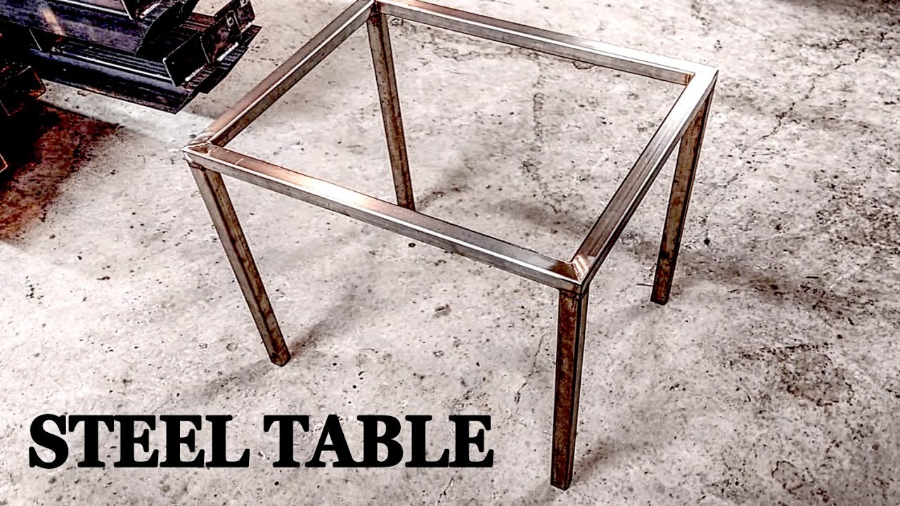 How To Build A Steel Table (In Details)
