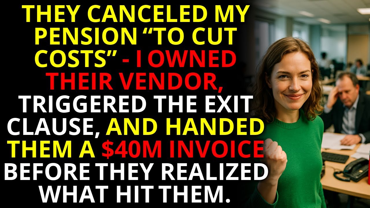 She Triggered a $40M Clause After They Cut Her Pension 💼 | Office Betrayal Exposed