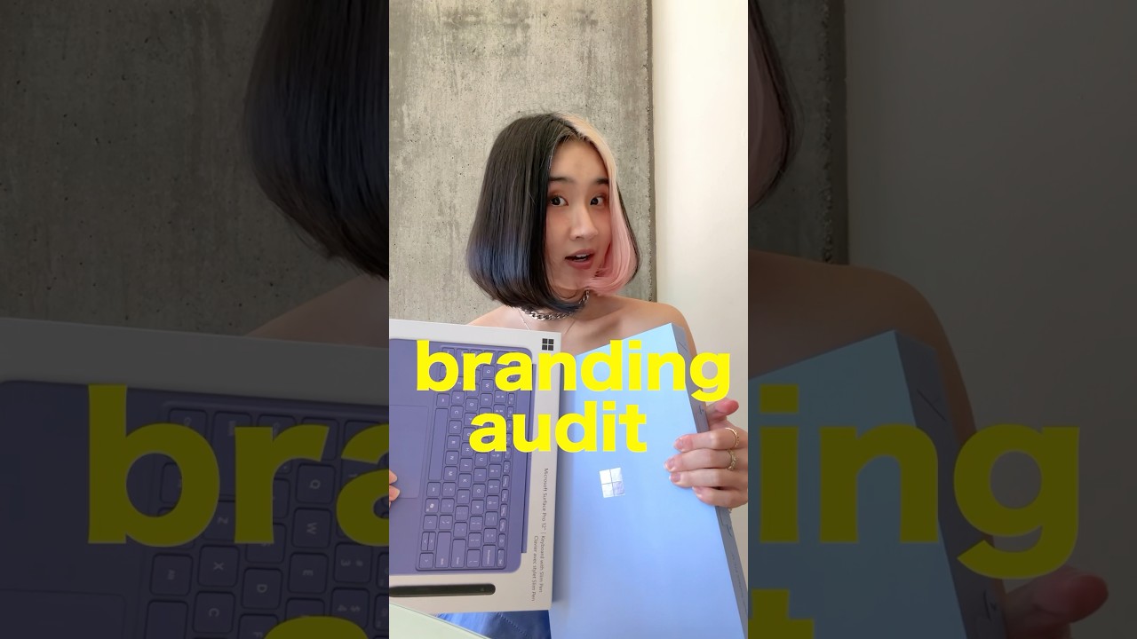 good vs BAD branding #branding #marketing #microsoft