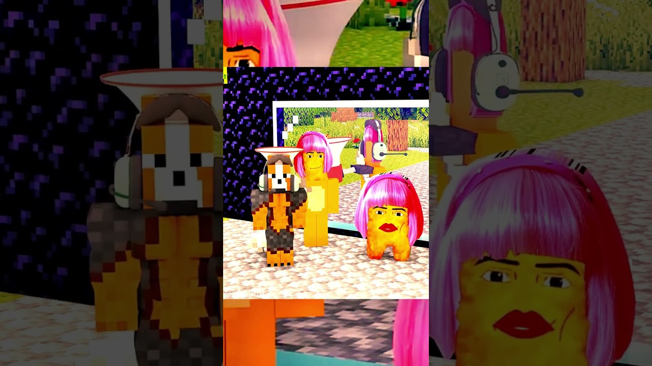 The Magic Mirror That Combines Everything Chicke.#minecraft , #hoathinh ,