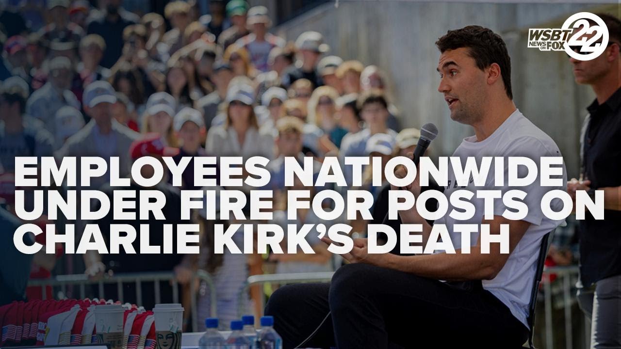 Employees across the country under fire for social media comments regarding Charlie Kirk's death