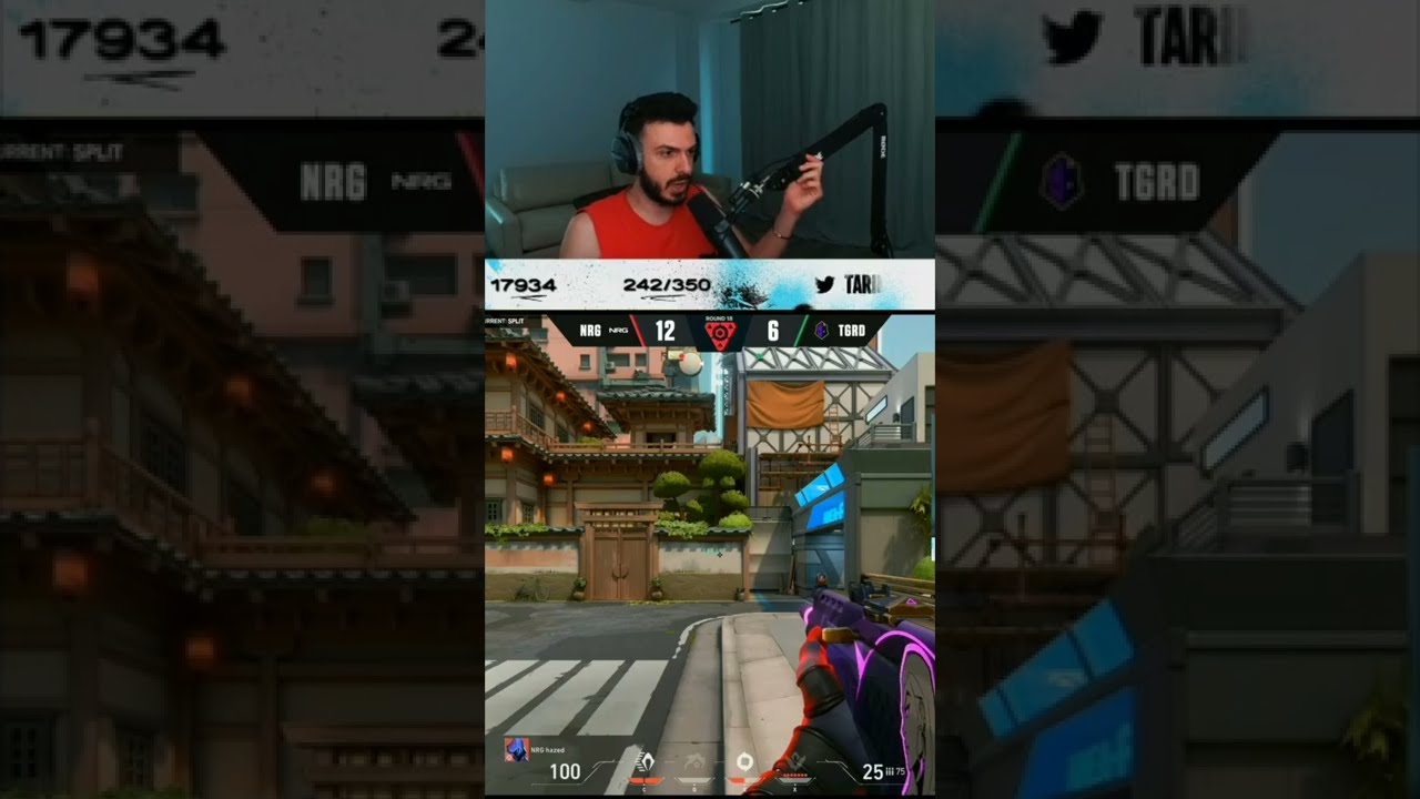 Tarik shocked at NRG hazed's Hospital flick #shorts #valorant