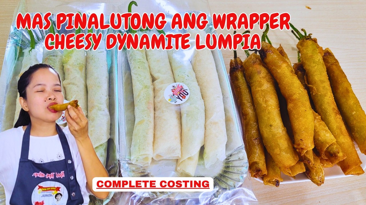 MAS PINA CRISPY CHEESY DYNAMITE LUMPIA | Complete Costing | Tipid Tips atbp