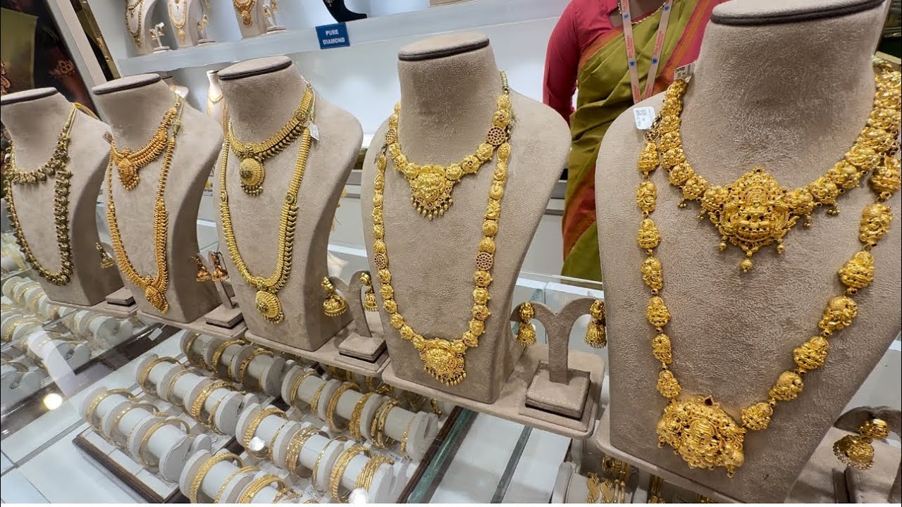 Sree Kumaran Thangamaaligai New Wedding Jewellery Set Collection | Nagas Antique Non Idol Designs
