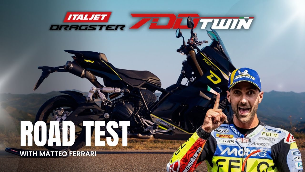 Italjet Dragster 700 Test Ride | MotoE Champion Matteo Ferrari Reviews & Full Specs