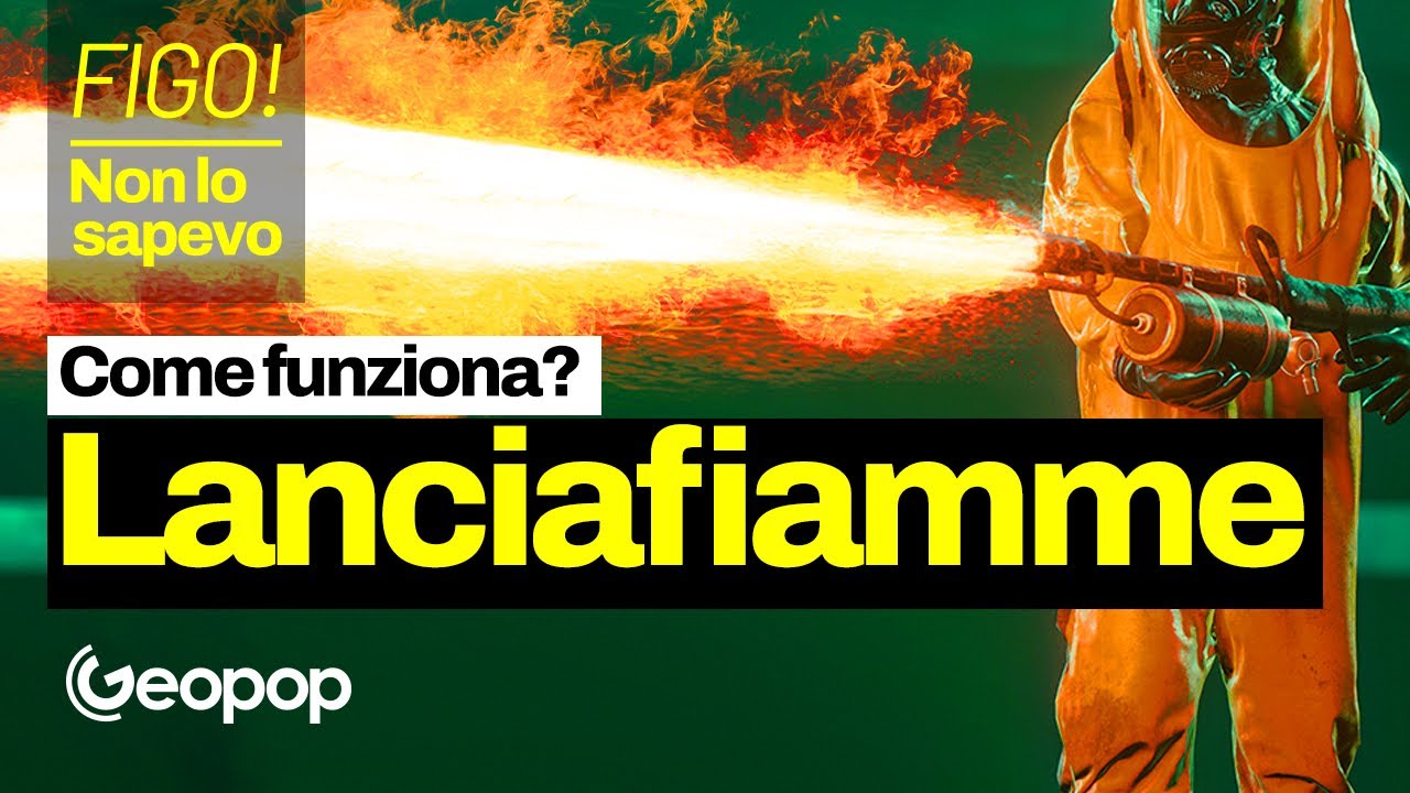 Come funziona un lanciafiamme? Ps. Elon Musk ha una linea tutta sua