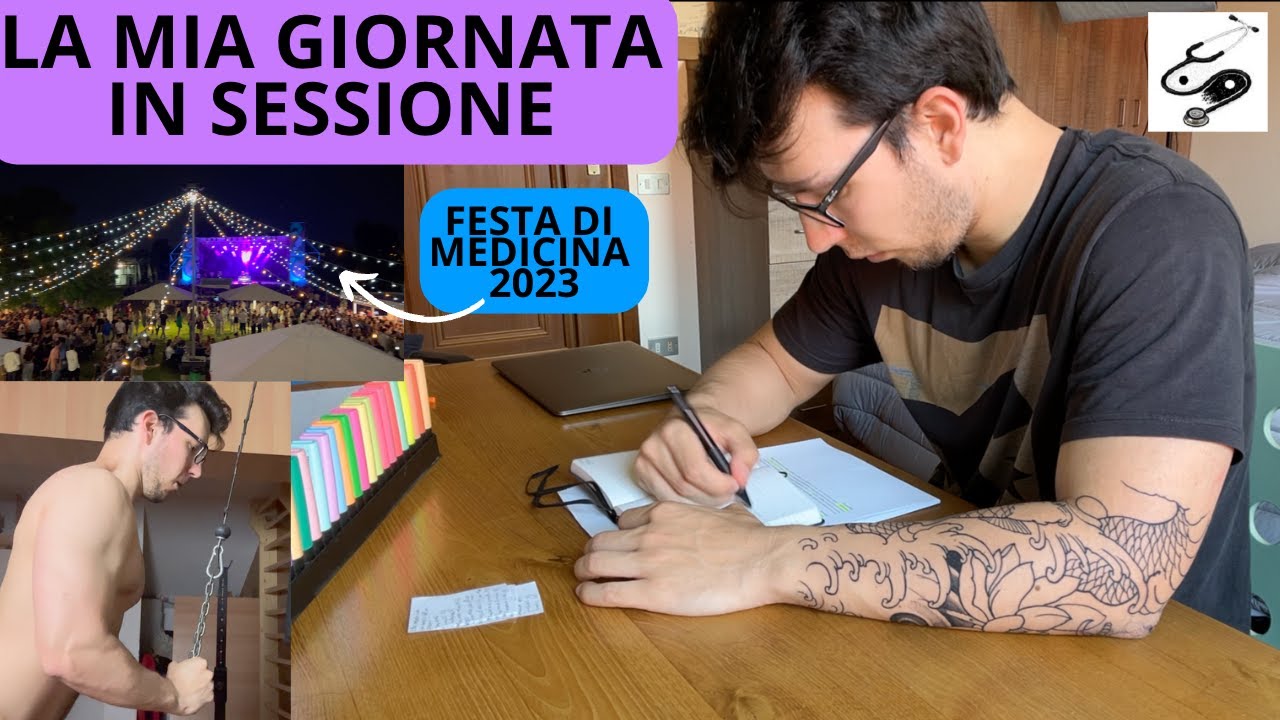 UNA GIORNATA DA STUDENTE DI MEDICINA IN SESSIONE + FESTA DI MED 2023 || med pages