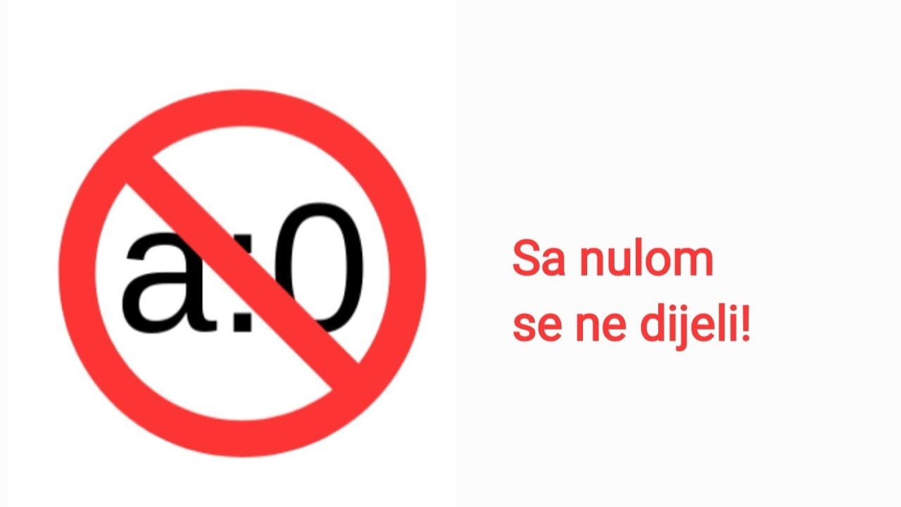 Određivanje definicionog područja razlomljene racionalne funkcije