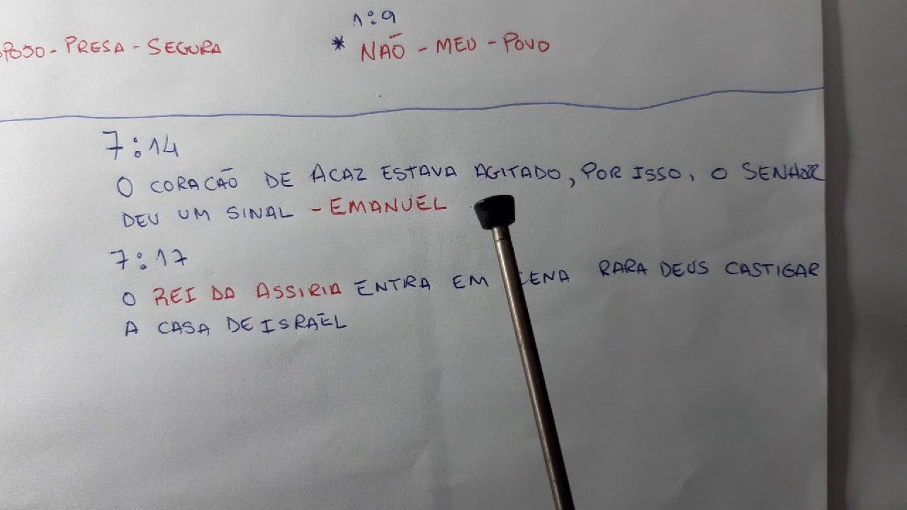 Os 3 filhos de Isaías + os 3 filhos de Oséias PT - 2