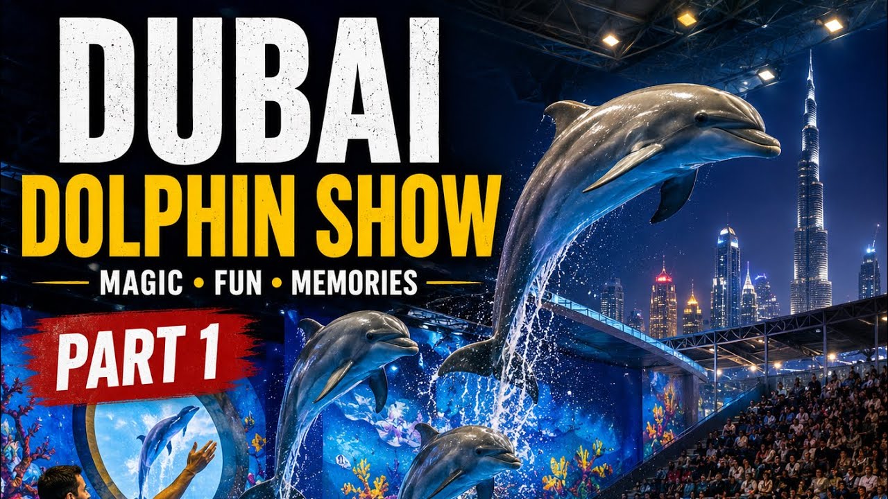 Dubai Dolphin Show ( Part 1)