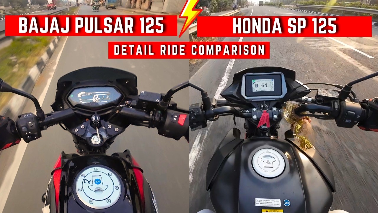 Finally 2026 Pulsar 125 LED vs Honda SP 125 Detail Ride Comparison