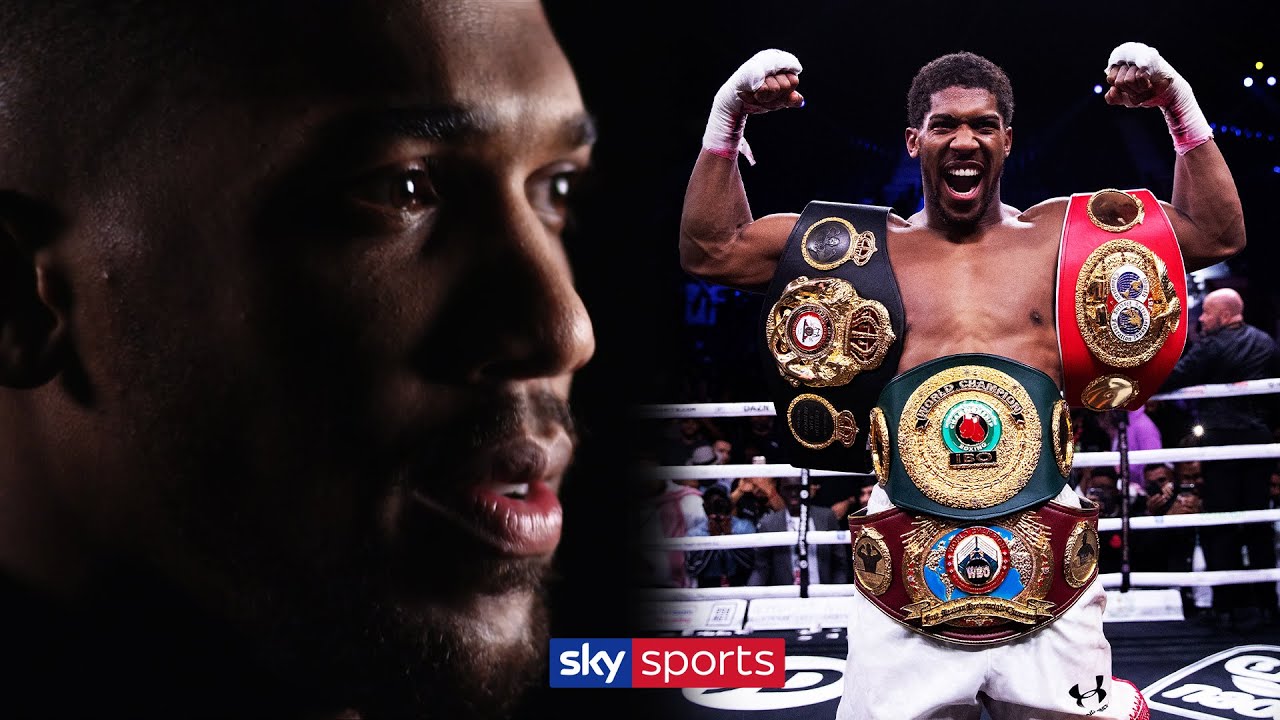 Anthony Joshua speaks openly about anxiety and the pressures of professional boxing