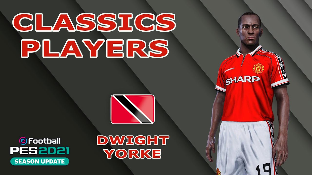 D. YORKE face+stats (Classics Players) How to create in PES 2021