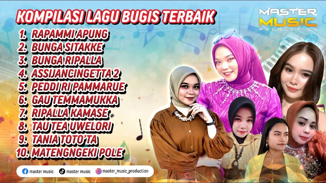KUMPULAN LAGU BUGIS ABADI PALING ENAK DIDENGAR SEPANJANG MASA || MASTER MUSIC PRODUCTION