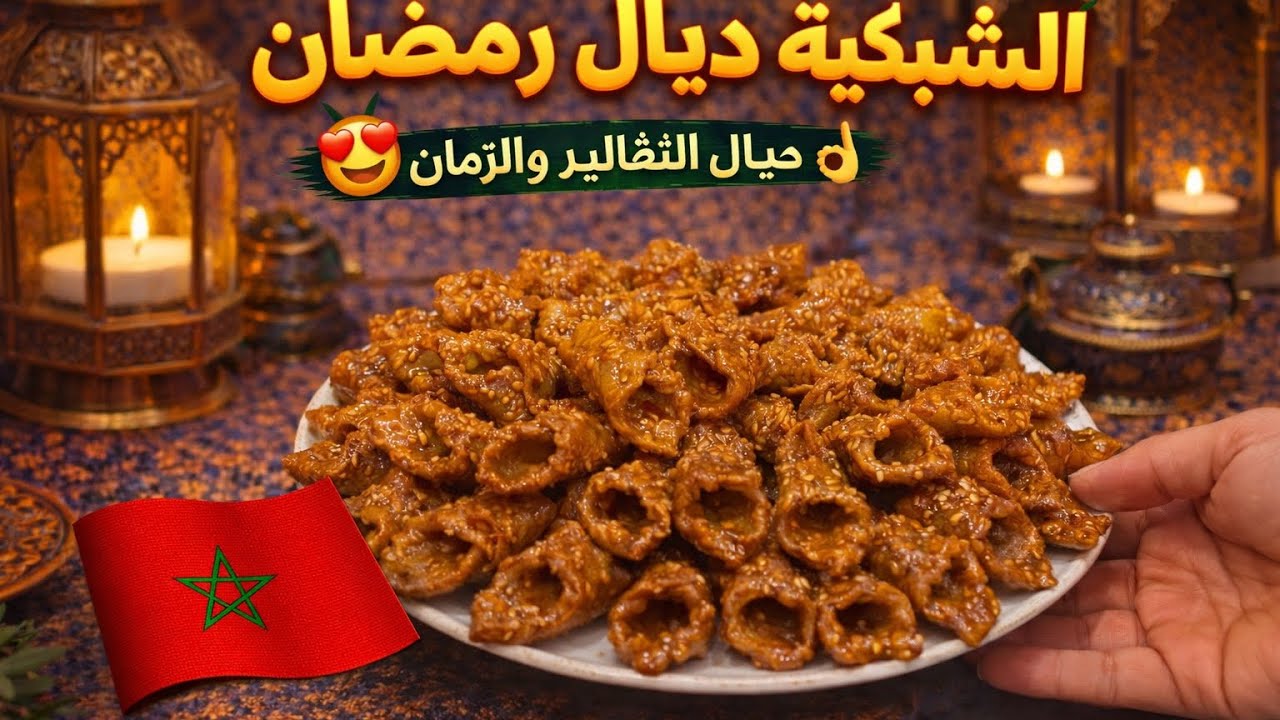 أحسن شباكية معسلة لرمضان 😍 بنينة ومضمونة 100%