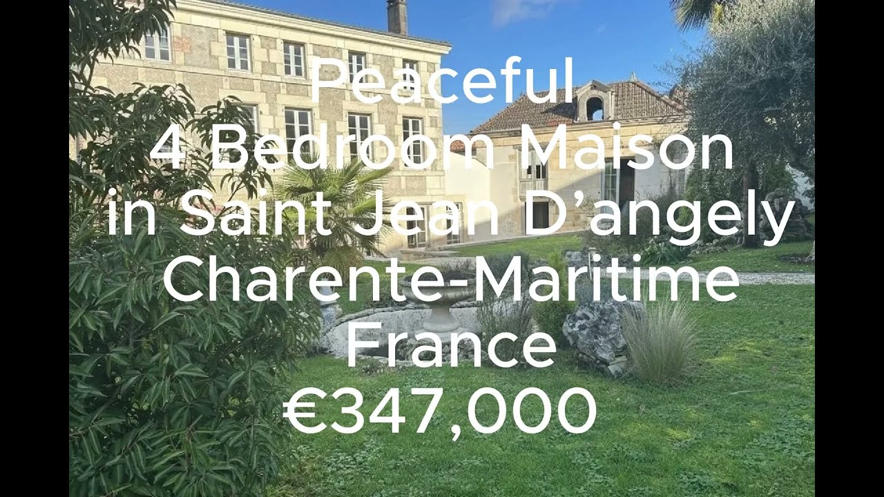 Peaceful 4 Bedroom Maison in Saint Jean D’angely, Charente Maritime, France - €347,000