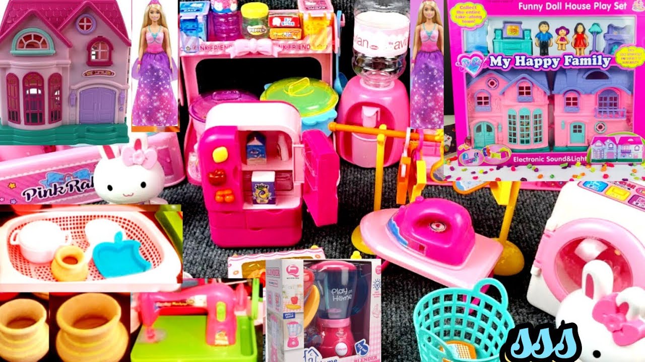Minutes Satisfying with Unboxing Pink Rabbit kitchen Review | Sensor Toys 