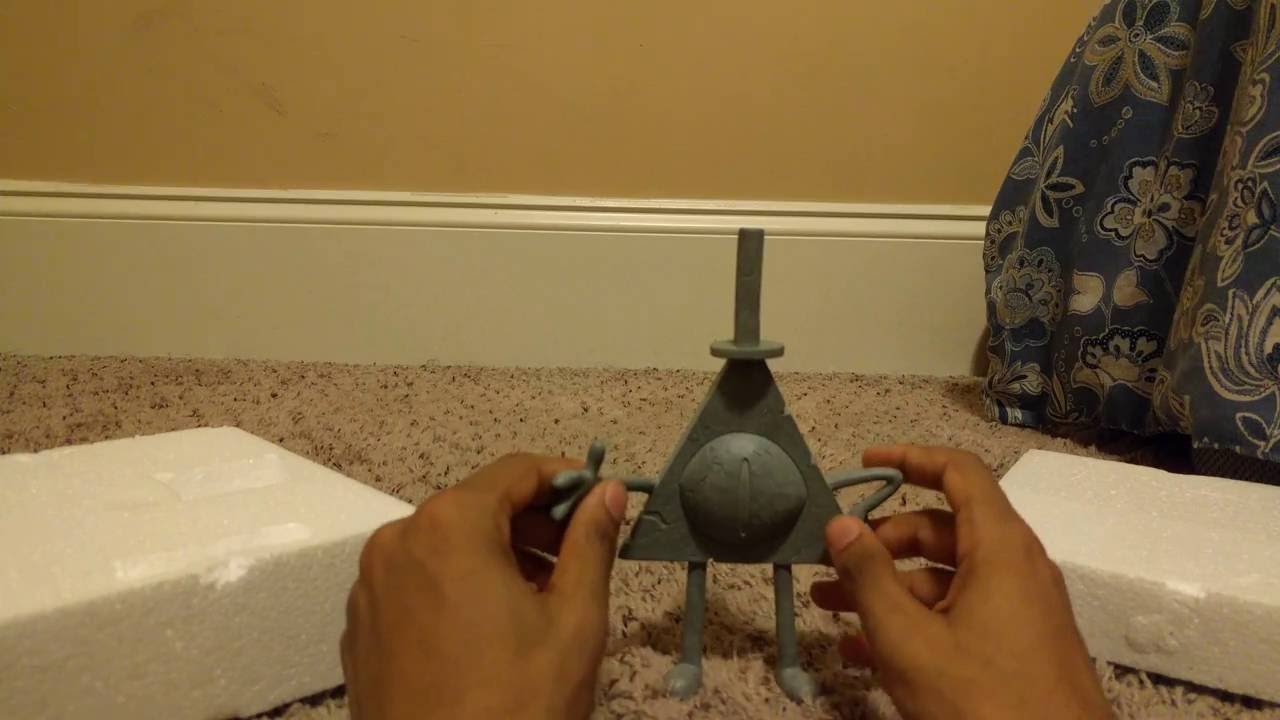 Gravity falls mini bill cipher statue unboxing