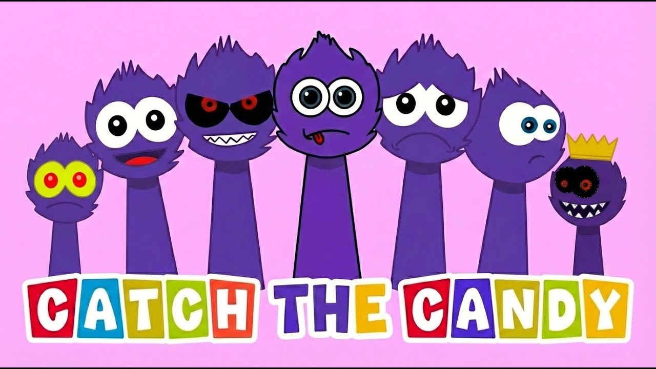 My Sprunki Oc : Sprunki OC All Fluffy (from Catch The Candy) | All Phases Compilation