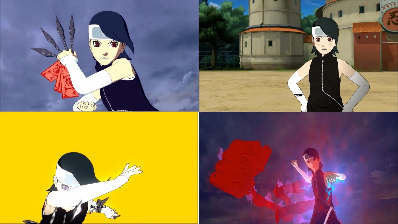 Naruto Shippuden Ultimate Ninja Storm 4 Sarada Mangekyo/Sharinnegan Moveset Mod